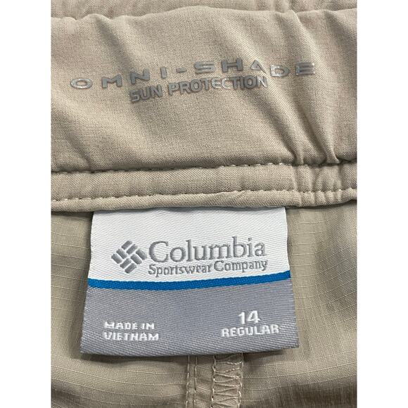 Columbia PFG omnishade convertible tan pants 14REG - Picture 3 of 13